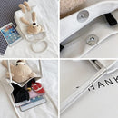 Cute Shoulder Bag Kawaii Tote Handbag with Cute Teddy Bear