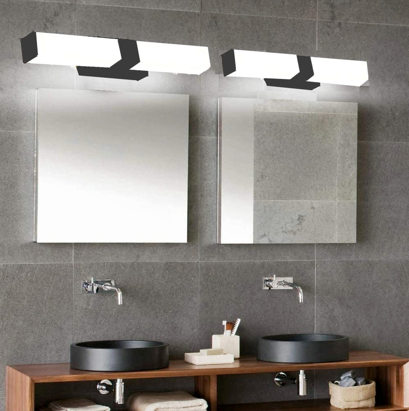 Groeien 15W Rectangular LED Mirror Bathroom Picture Wall Light(White) (1)