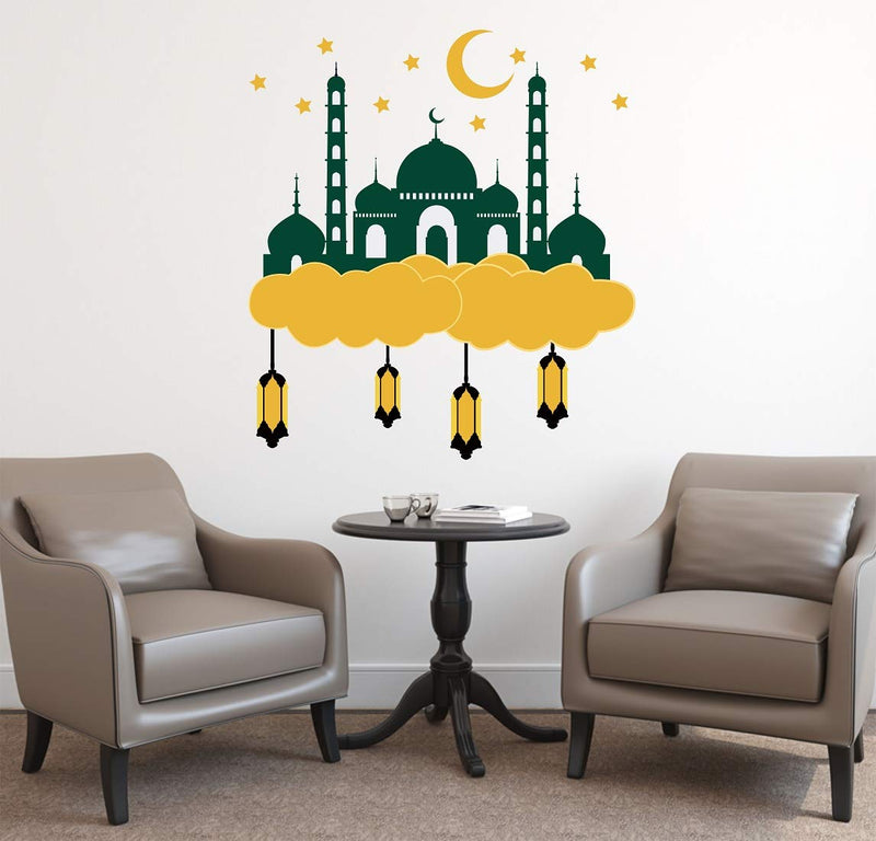 Tuffuk Masqie Large Vinyl Wallstickers for Home Decorations(80 cm x 70 cm)5TZ372