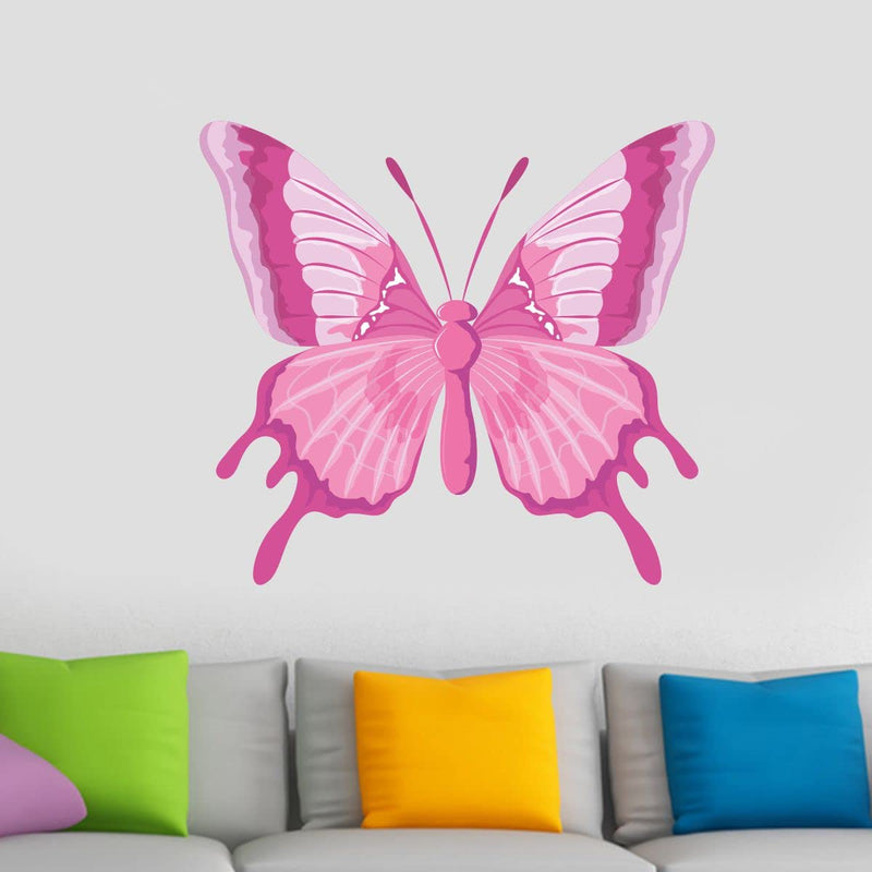 Decor Kraft Butterfly Wall Sticker & Decal,Size- 58 Cm X 42 Cm,Nature