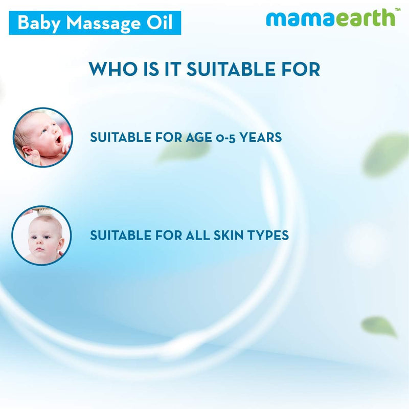 Mamaearth Soothing Baby Massage Oil, with Sesame, Almond & Jojoba Oil - 200ml