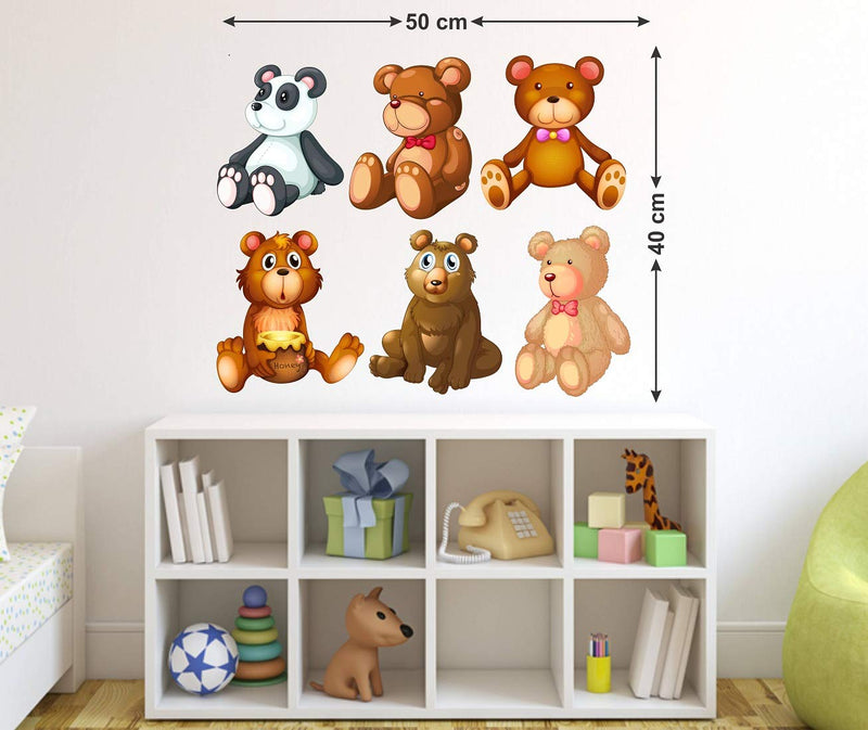 Tuffuk Panda Large Vinyl Wallstickers for Home Decorations(50 cm x 40 cm)4TZ086