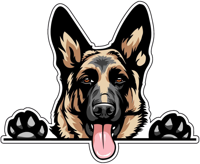 WickedGoodz Smiling German Shepherd Dog Magnet - Dog Breed Refrigerator Magnet