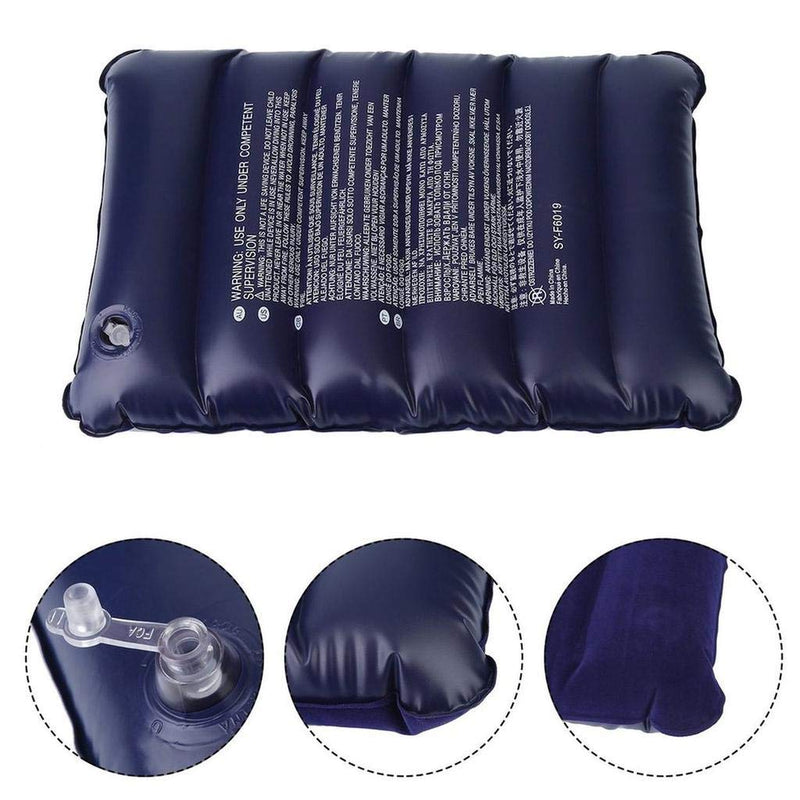 JSR CART Air Solid Sleeping Pillow Pack of 3 (Blue)