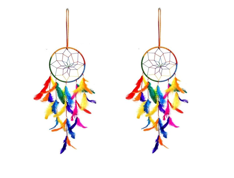 Winberg Dream Catcher Pack of 2 multicolur Dream Catcher 15x40 Cm MLT-02