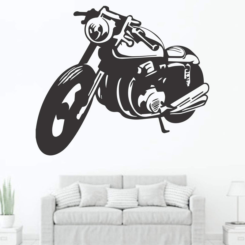 VVWV Decorative Bike Wall Stickers Living Bedroom Boys Room Kids Girls Hall Vinyl Die-Cut Decal L X H 52 X 45 Cms