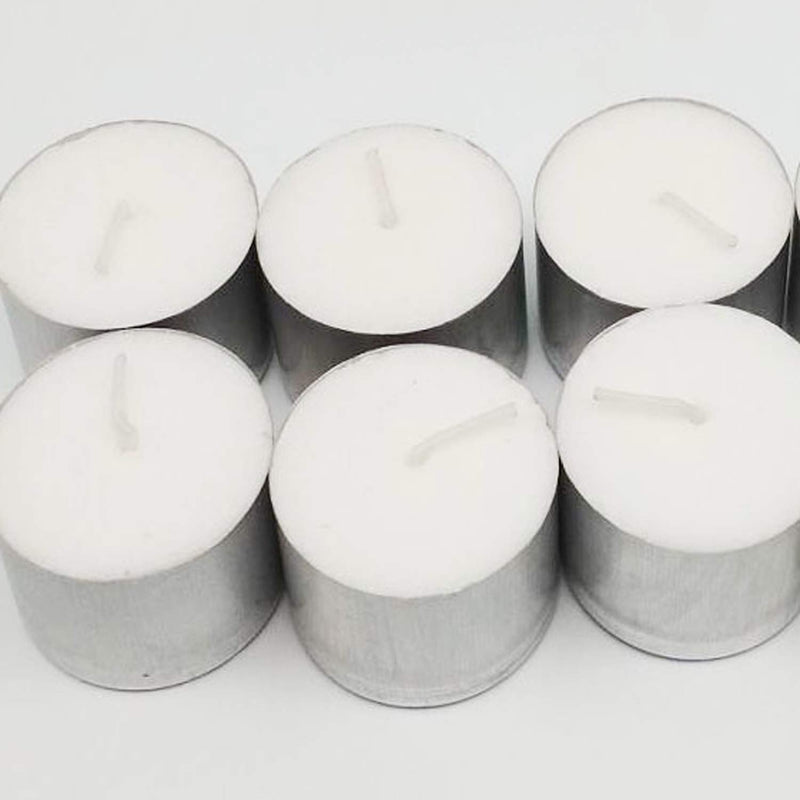 ThirteenKcanddle Tealight Candles Assured 7.9 Hours Burn Time Unscented White Tea Light Pack of 100