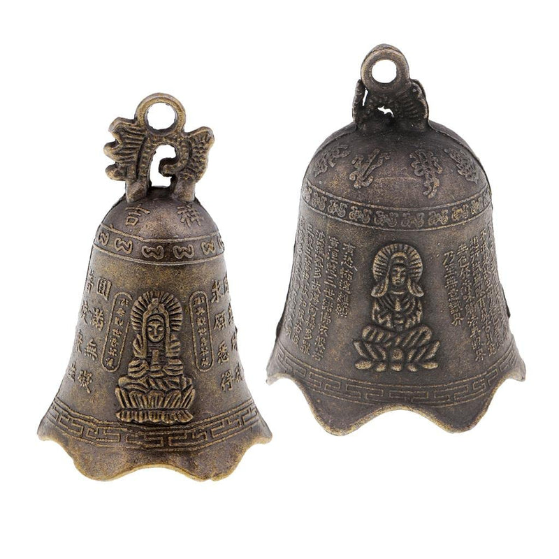 CALANDIS Chinese Feng Shui Antique Bell Wind Chime Home Decors Mascot for Fortune 1