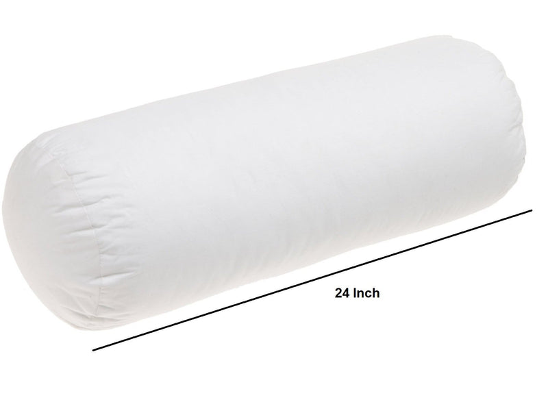 PumPum Hotel Quality White Bed Bolster Pillows for Sleeping -Set of 2 Pcs