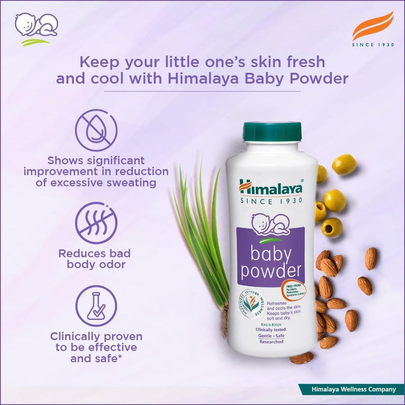 Himalaya Baby Powder 400 Gm (Pack of 2)