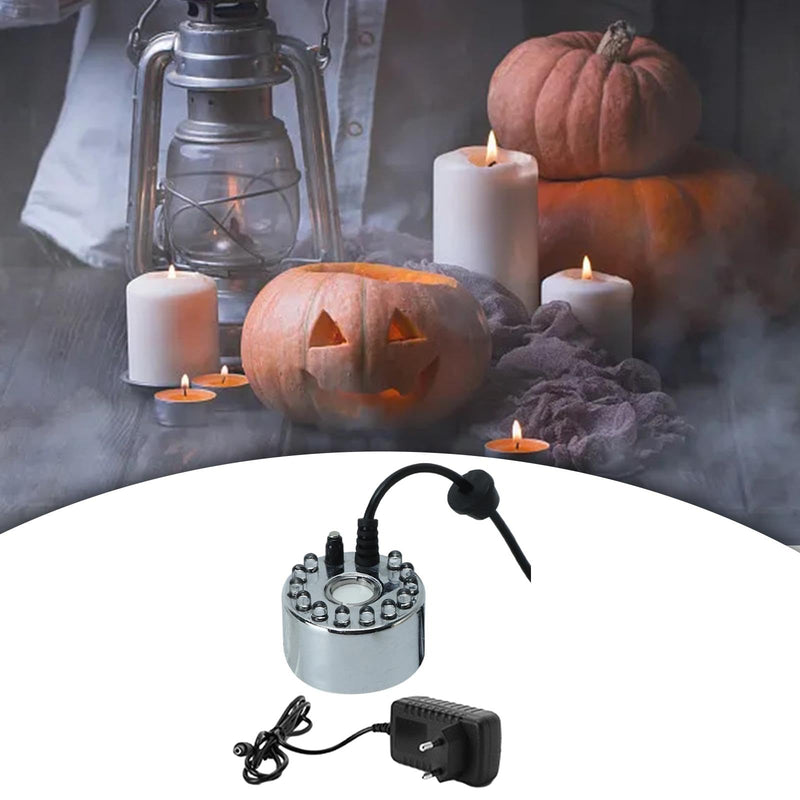 SAZ DEKOR Pond Fog Machine Atomizer Air Humidifier 12 LED EU 220V Plug Ultrasonic Mist