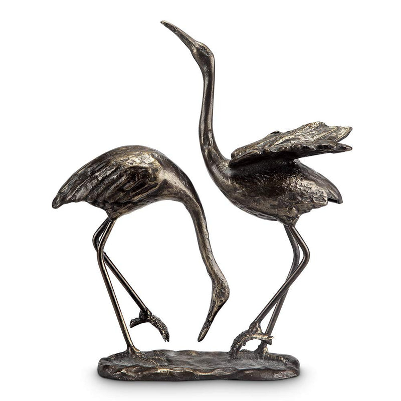 SPI Cast Iron Egret Sculpture