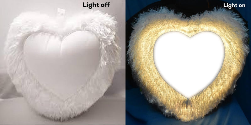 LEDlight Heart Pillow