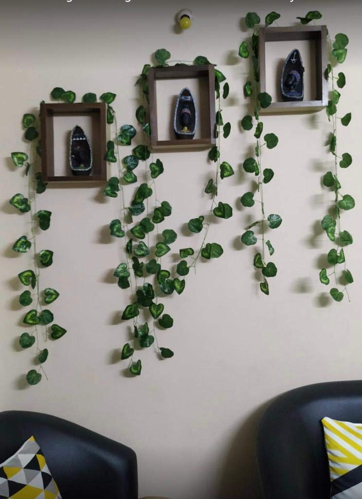 SPHINX Artificial Leaves Creeper for Decoration Approx 7 ft. Height (Shapes/Design as per Stock) - No. of Strands- (12)