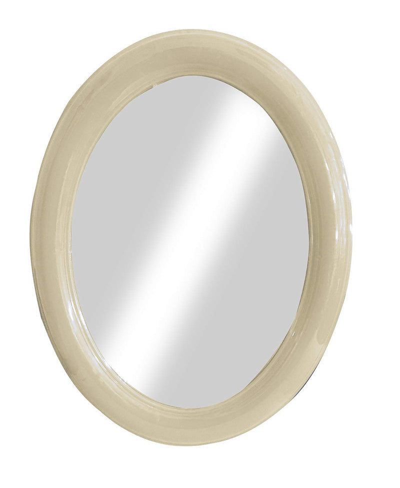 BAAL Wall Mirror for Bathroom Wall Hanging Mirror for Bedroom Bathroom Mirror Pack of 1 (Oval M5)