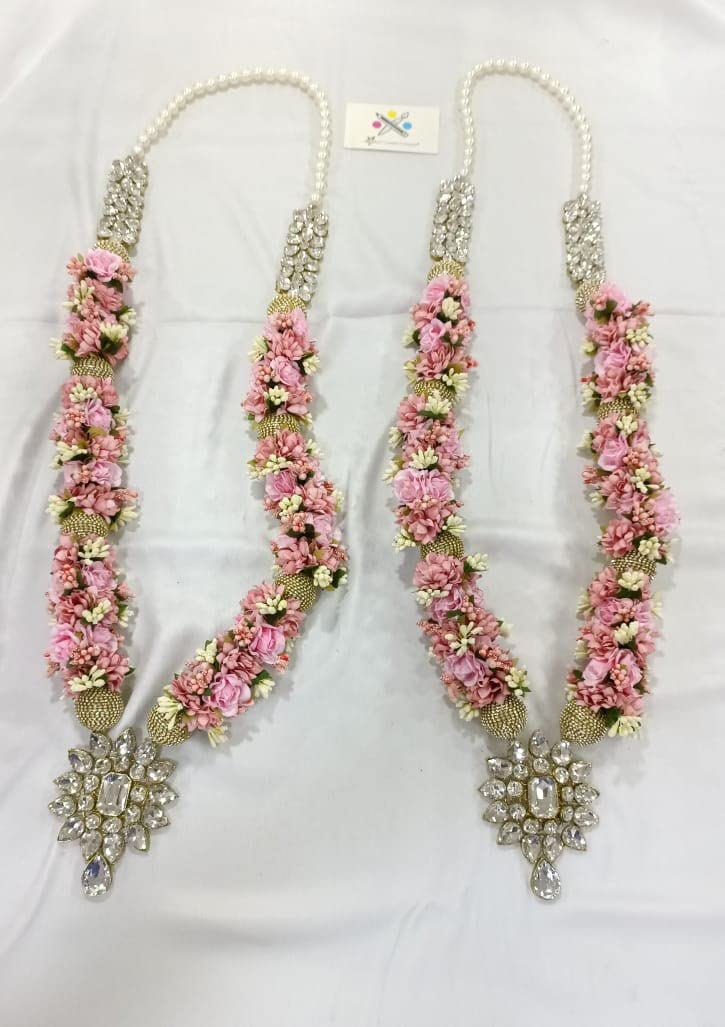 Wedding Varmala or Wedding Garland for Bride and Groom - Set of 2. for Customization Call on 9330255648