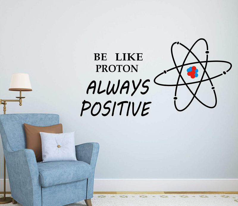 WALLSTICKY BE Like Proton Positive Quote Sticker