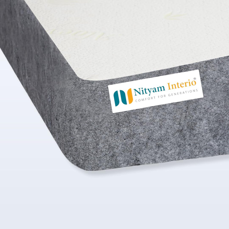 NITYAM Interio Pedic Memory Foam Mattress with Luxurious Feel Foam | 10 Year Warrenty | Diwan - 72X47X5