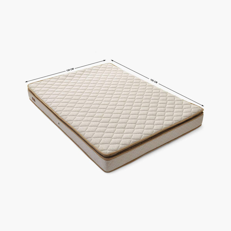 Home Centre Restomax Pro 6"+1" Bonnel Spring Mattress with Pillow Top 150 x 195 cm