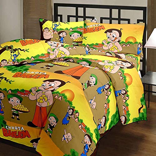 WONDERLOOK Cartoon Kids Design Print Reversible AC Blanket | Dohar (Polycotton, (Design Print-6, Single)