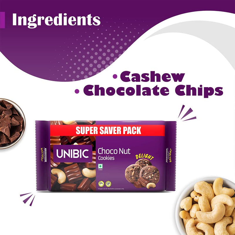 UNIBIC Foods Cookies-Choco Nut Cookies 500 Grams