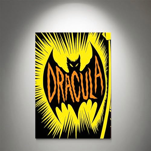 GADGETS WRAP Canvas Gallery Wrap Framed for Home Office Studio Living Room Decoration (11x17inch) - Dracula