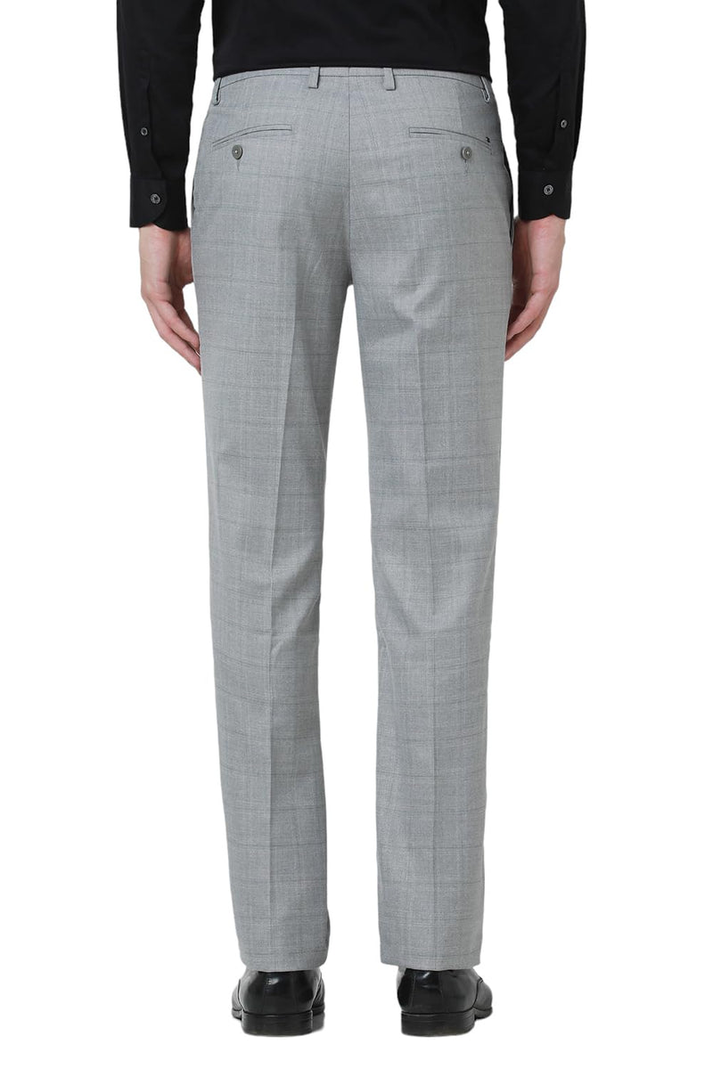 Van Heusen Men's Slim Pants (VHTFFSLBR24228_Light Grey