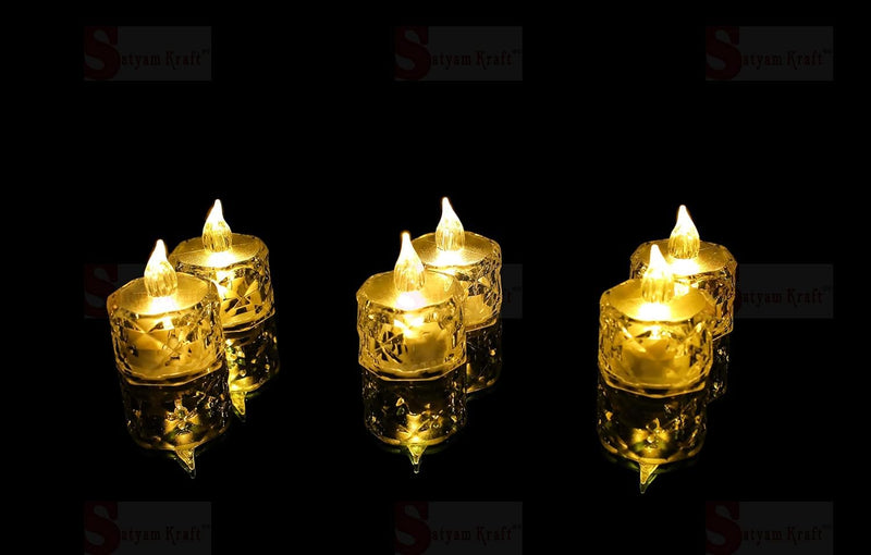 Acrylic Led Tea Light Candle for Decoration