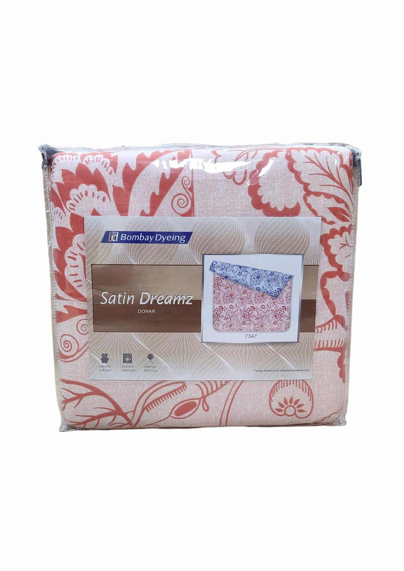 Bombay Dyeing 210 TC 100% Cotton Satin Dreamz Double Bed Dohar