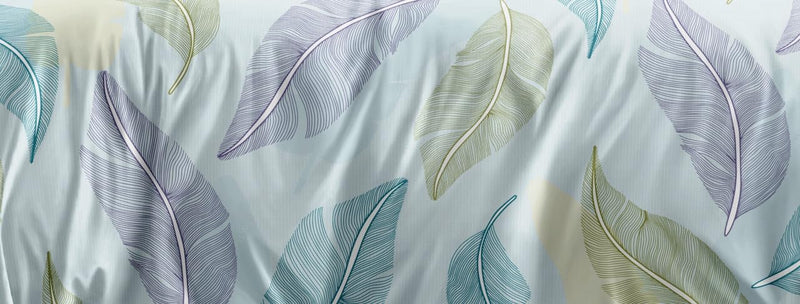 T tungol Glace Cotton King Size Bedsheet 275x275 | Bedsheets with Pillow Covers | 108x108 inch King Size Bed Sheets 9ft 9ft (Gulabi Leaf)