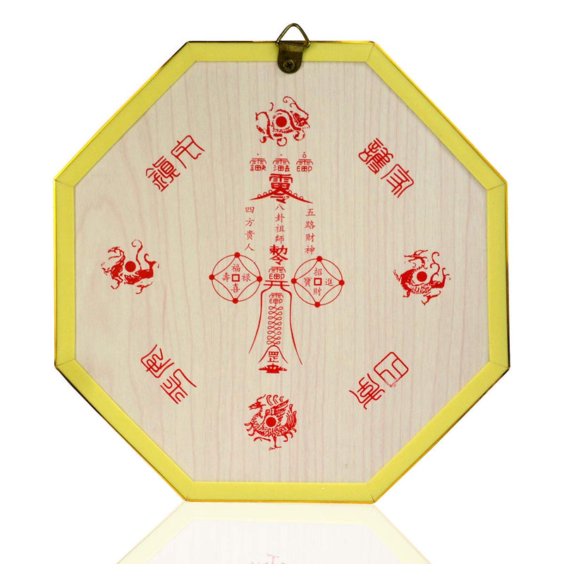 Crystu Vastu Feng Shui Yin Yang Bagua Mirror Yin Yang Pakua Mirror for Positive Energy Protection & Prosperity