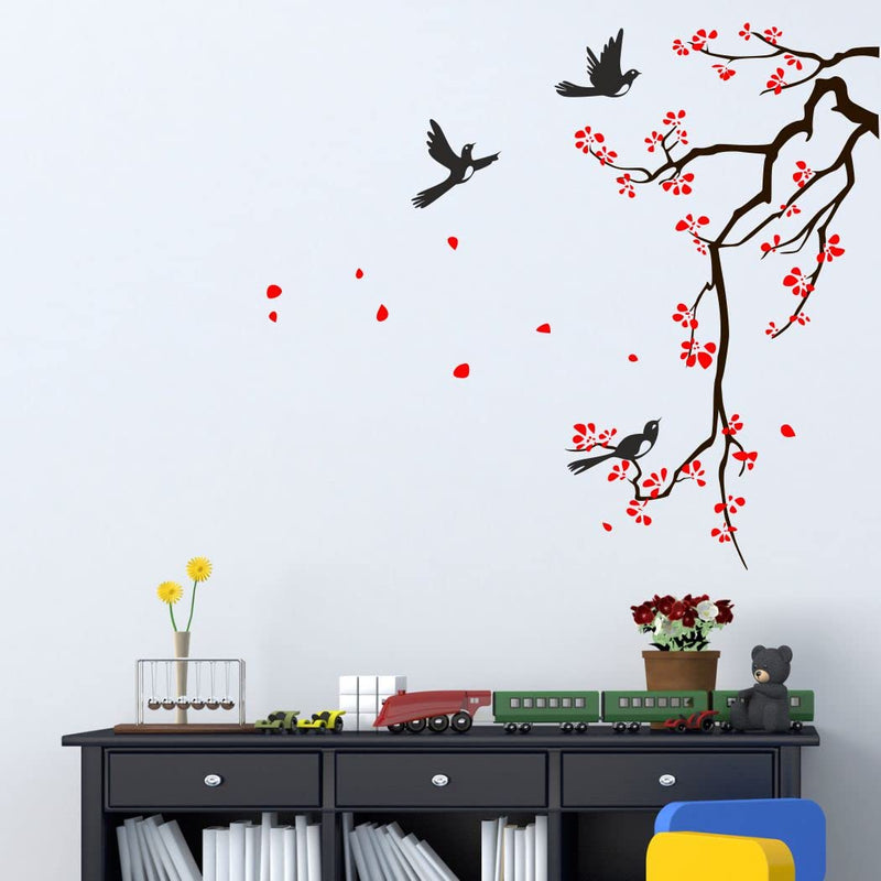 Delight Art Tree with Leaf Wall Sticker Size - ( 81*91 ) cm Model id - ( DAMC00126L )