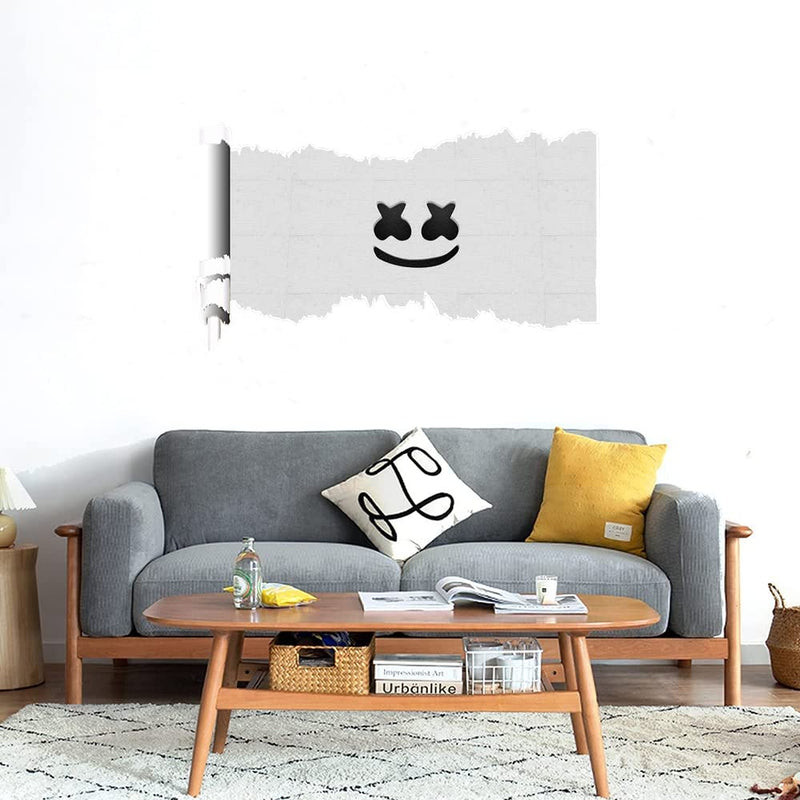 GADGETS WRAP Printed Wall Decal Sticker Scratched Paper Style Wall Decal (90cm x 50cm) - Logo (4)