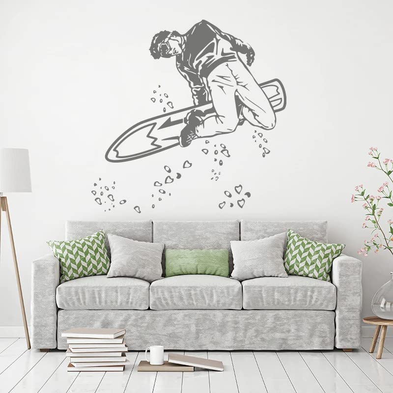 GADGETS WRAP Wall Decal Vinyl Sticker for Home Office Room Decoration Snowboarder Skiing Skate Wall Sticker