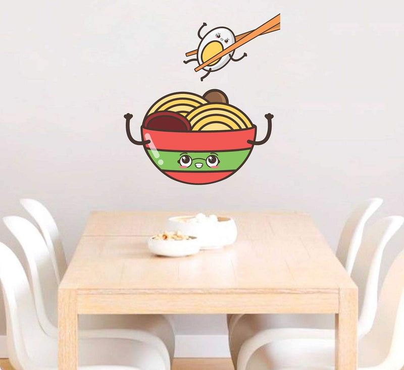 Tuffuk Fast Food Large Vinyl Wallstickers for Home Decorations(50 cm x 60 cm)4TZ198