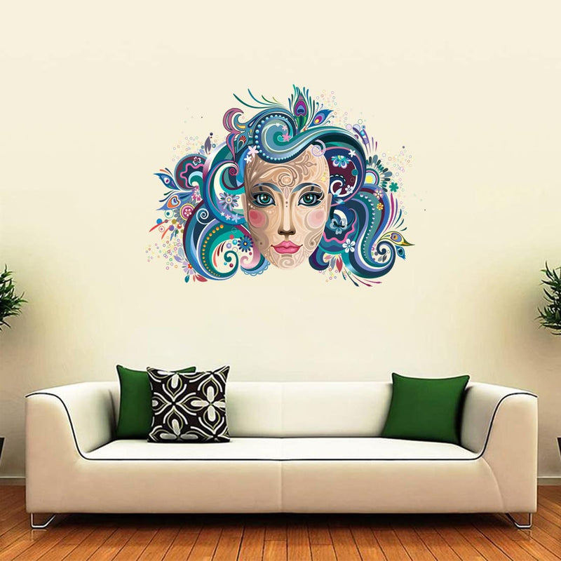 god & god's Large Wall Sticker JUST Peel & Stick Size 50 or 60 cm Pack of 1 (Code GS713