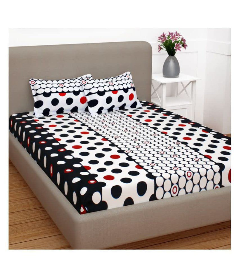 Spring Board Queen Size Bedsheet for Single Bed, with Pillow Cover (AMB50)