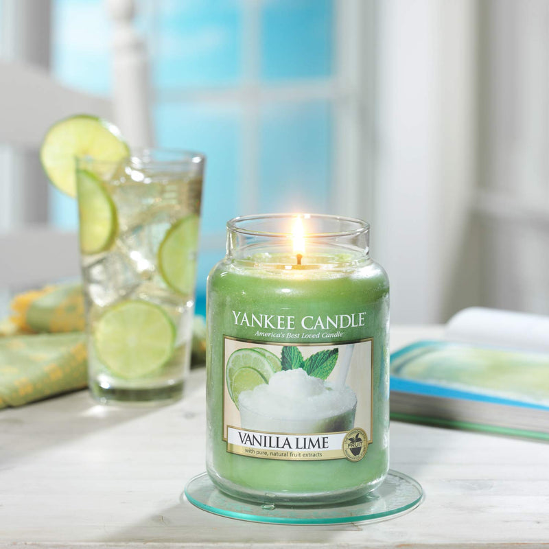 Yankee Candle Vanilla Lime Small Jar Candle, Fruit Scent