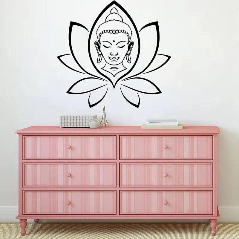 GADGETS WRAP Vinyl Decal Sticker Holy Buddha (Item Finish Size : 60cm x 57cm)