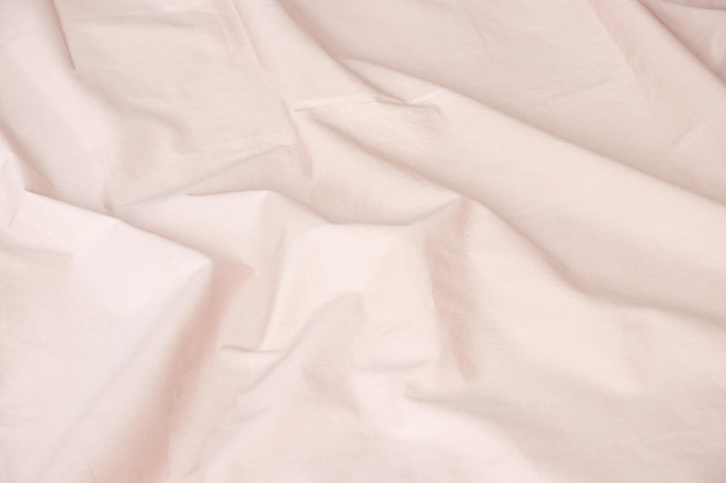 Belong 100% Organic Cotton 200 TC Queen/Double Size Premium Bedsheet with 2 Pillow Covers, Plain Bed Sheet 94'' X 104'' inch (Blush Pink)