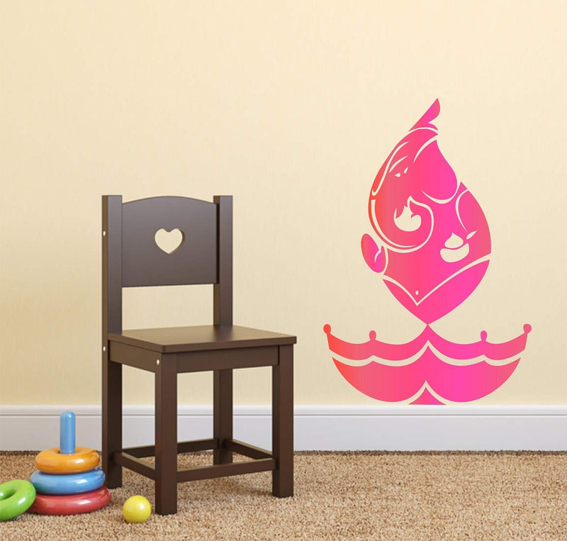 Tuffuk Ganesh Large Vinyl Wallstickers for Home Decorations(40 cm x 60 cm)4TZ007