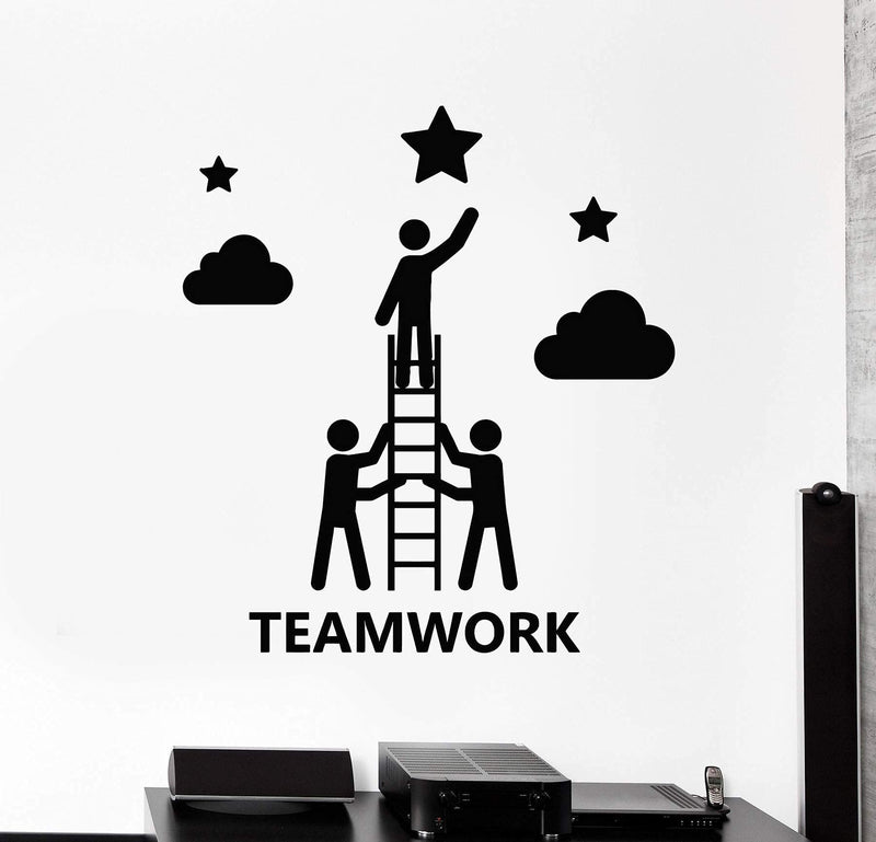 GADGETS WRAP Wall Decal Vinyl Sticker Teamwork Office for Office Home Wall Decoration