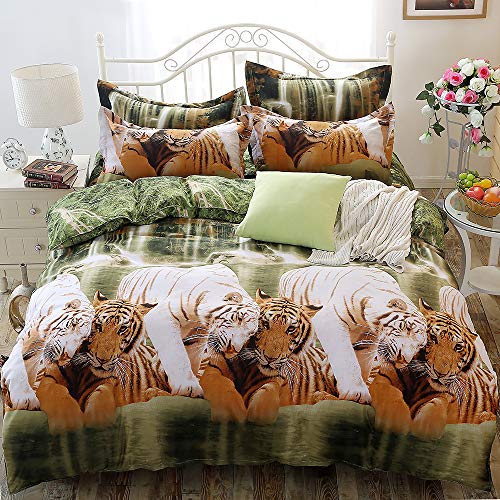 4 Piece/Set Home 3D Ultra Soft Fade Resistant Luxury Bed Sheet Set Bedroom Comfortable Breathable Bedclothes