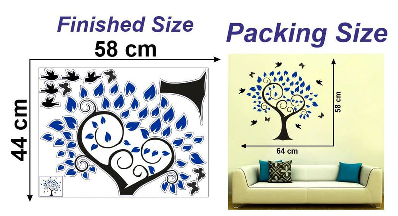 Delight Art Kitchen Utensils Medium Reusable Wall Sticker Size - ( 56*36 ) cm Model id - ( DAMC00608L )