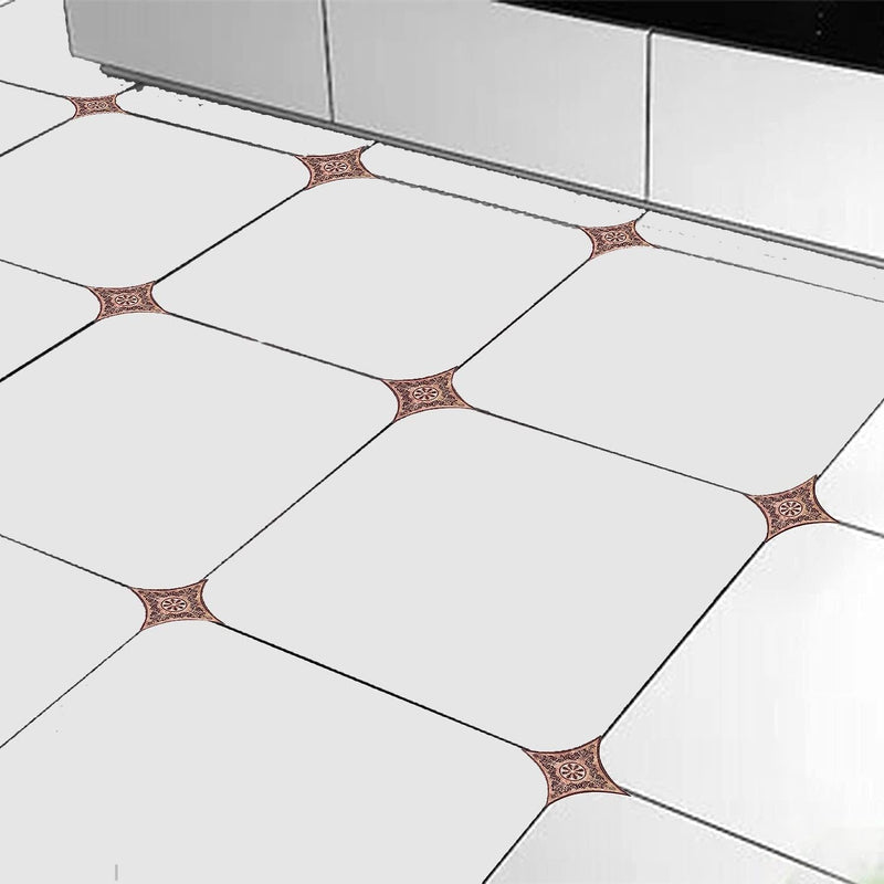 GAPTUR Kitchen Bathroom Self-Adhesive PVC Waterproof Wall Floor Tile Diagonal Sticker Kitchen Tools Kitchen Supplies Wall Sticker (21 Pcs Sticker)