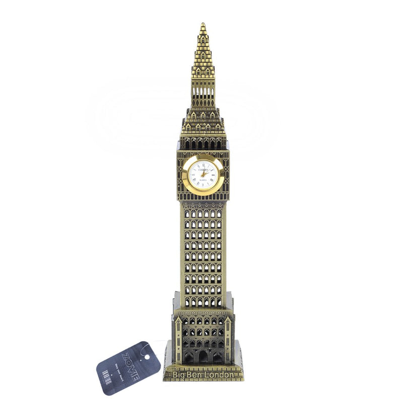 Zovie Big Ben Statue London Landmarks Glorious Home Decoration Make of Pure Copper (Real Clock Big Ben Bronze)