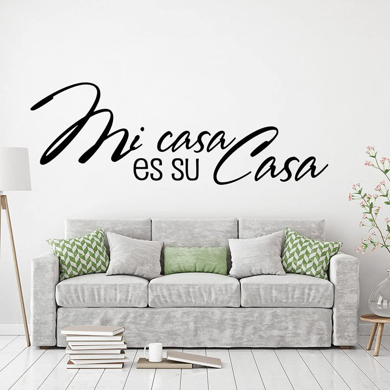 GADGETS WRAP Vinyl Decal Sticker Spanish My House is Your (Item Finish Size : 140cm x 48cm)