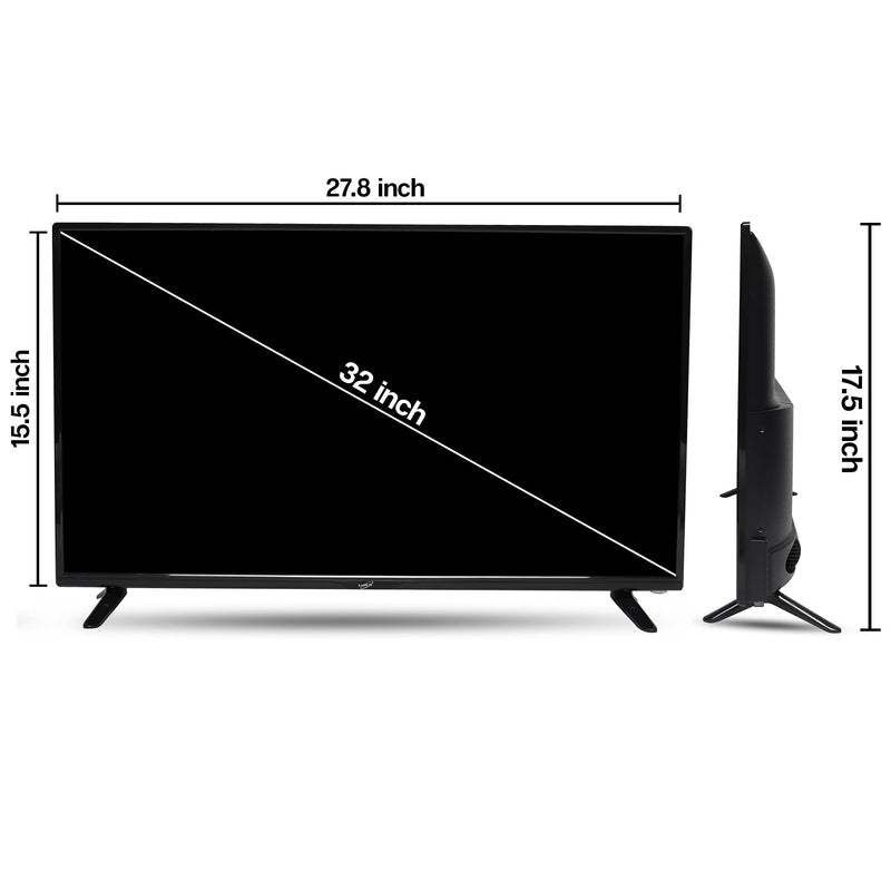 LumX 80 cm (32 Inches) HD Ready Smart Android LED TV 32YA573 (Black) (2021 Model)