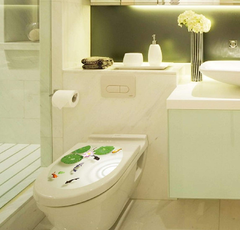 Jaamso Royals 'Sea Creature Bathroom and Toilet' Wall Sticker (Vinyl, 30 CM x 5.1 x 5.1, JR M2-100 CM9)