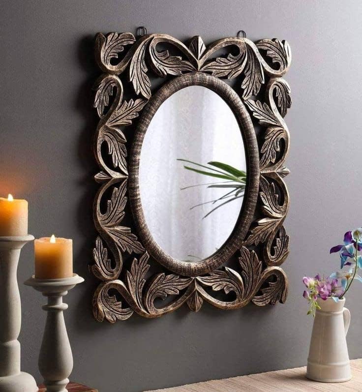 WOODEN CUT Wall Decor woodem Mirror Frame